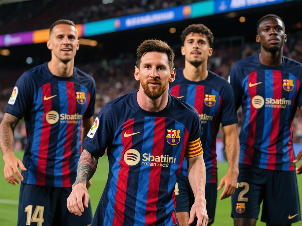 梅西领衔迈阿密国际首发，巴萨四名宿同场竞技